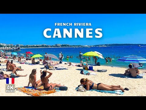Cannes, France in HOT Summer 2025 🇫🇷🌴 | Best Beach & City Walk on the French Riviera in 4K