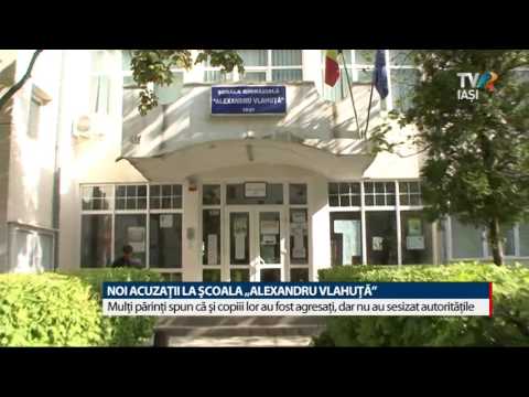 NOI ACUZAŢII LA ŞCOALA "ALEXANDRU VLAHUŢĂ"