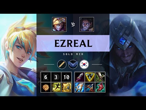 Ezreal Mid vs Sylas - KR Diamond Patch 25.07