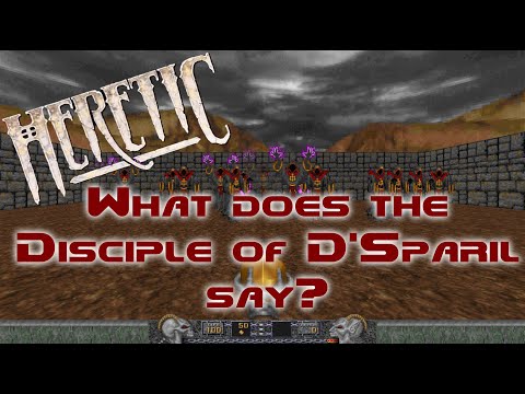 Heretic: What Does the Disciple of D'Sparil Say?