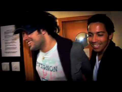 Omar Basaad in the studio with Abdil Fatah Al Gireni