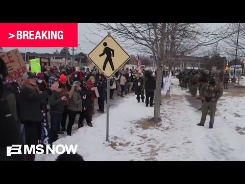 Breaking: Protesters clash with ICE outside federal building in St. Paul