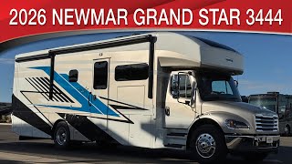 A preview image of the linked video showcasing 2026 Newmar Grand Star 3444