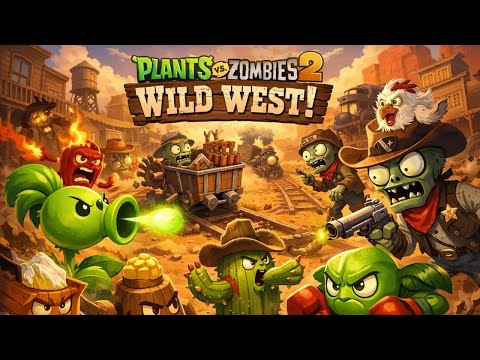 HOW TO SURVIVE??? DAY 18 WILD WEST! PLANTS VS ZOMBIES 2.. PVZ2..
