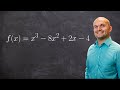 Determine the number of positive, negative and complex roots of a polynomial