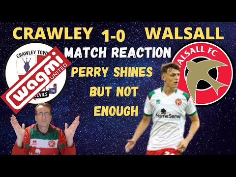 Crawley 1-0 Walsall match reaction 😕 typical end of season clash
