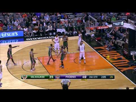 Brandon Knight Highlights Bucks vs. Suns 12.15.2014 - 20 Points, 4 Assists