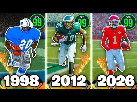 Scoring A Touchdown With The FASTEST Player In EVERY Madden!