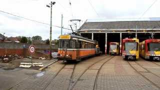 preview picture of video 'TEC Tramway depot Anderlues (Charleroi) (2012)'