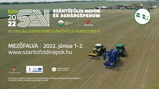 NAK Szántóföldi Napok és AgrárgépShow, 2022 – beharangozó