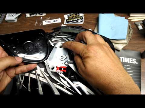 How to remove and install Arai Shield Holder / Side Pod/ Sover