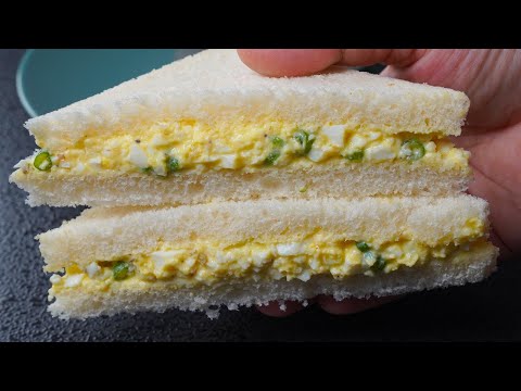Easy Egg Sandwich Recipe | Boiled Egg Sandwich