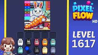 Pixel Flow Level 1617 Solution Walkthrough