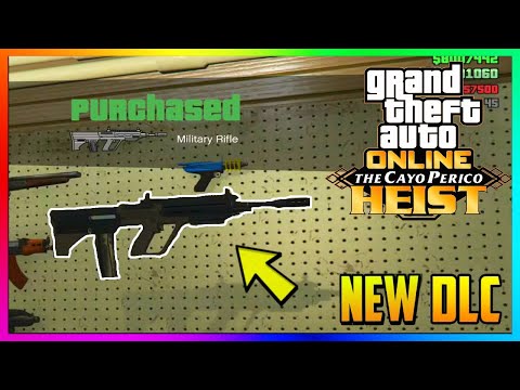 Golpe a Cayo Perico en GTA 5 Online: ¡NUEVAS armas! Pistola Perico, fusil militar, escopeta de co...