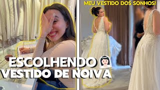 ESCOLHENDO VESTIDO DE NOIVA ??‍♀️ | PROVANDO VESTIDO DE NOIVA NA RUA DAS NOIVAS + SHADEVENNE