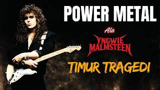 Download lagu TIMUR TRAGEDI - Power Metal (AI Metal Cover) | Yngwie Malmsteen Style Shred Guitar mp3
