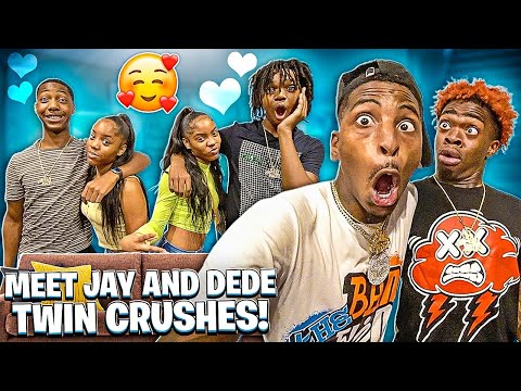 DEDE3X & JAY FINALLY MEET THEIR TWIN CRUSHES!❤️