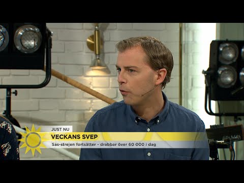 SAS-strejken: "Inte ens vad dom bråkar om, är dom överens om" - Nyhetsmorgon (TV4)
