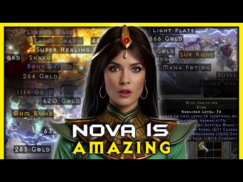 How good at farming is Nova? Let's see what I find in 21 Hour of Slaying - Diablo 2 Resurrected