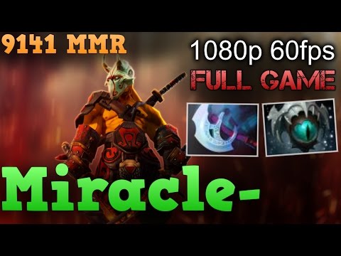 Miracle Juggernaut Top 1 World - 9141 MMR Dota 2