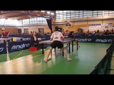Joan PERROUD (ASUL Lyon 8 TT - 1936) vs Nicolas REUSEAU (STADE MONTOIS - 2620)