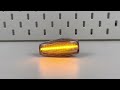 LED dynamické smerovky - oranžové Hyundai i10 / Getz / Tucson / Terracan / Coupé / Trajet / Matrix (2000->) - Video Youtube