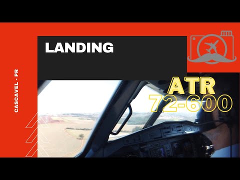 ATR 72-600 landing in pilot view from cockpit in Cascavel. Closer (feat. Iain Mannix)