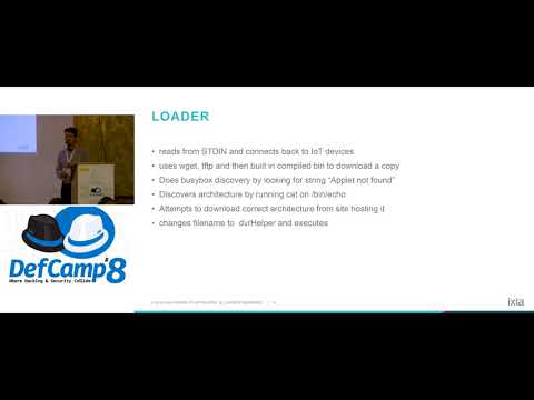 DefCamp 2017 - IoT botnets? How do they work?