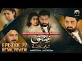 Ishq Mein Tere Sadqay Episode 22 Detail Review Muneeb Butt Anika Zulfikar Har Pal Geo Drama