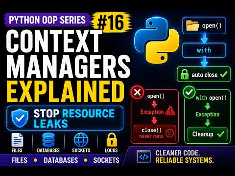 Context Managers Explained In Python Python Oop Series 16