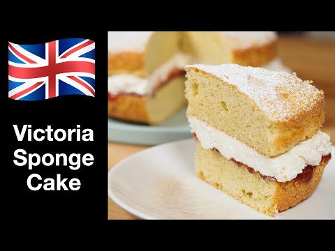 e11 How to Make Victoria Sponge Cake at Home. Easy Victoria Sponge Cake Recipe.
