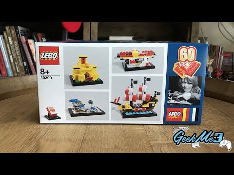 Vidéo LEGO GWP (Sets promotionnels) 40290 : 60 Years of the Brick
