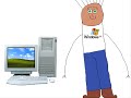 Boy Hates Microsoft Windows XP Shutdown