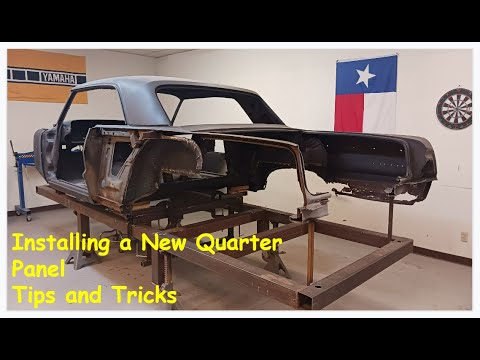 1964 Impala SS Restoration Part 10 - How to Install a Quarter Panel: First Step + Tips and Tricks