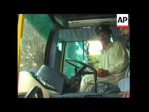 Police rehearse for departure of first bus across disputed region