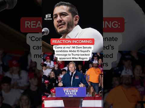 'Come at me': MI Dem Senate candidate Abdul El-Sayed's message to Trump-backed opponent Mike Rogers