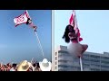 ‘Flagpole Girl’ Climbs Then Falls During Spring Break