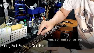 How to Fix Fret Buzz on One Fret of Guitar - DIY Service