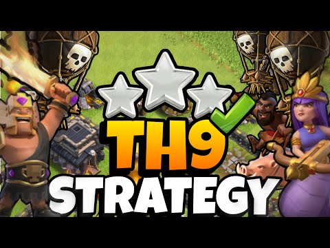 Coc Th9 Attack Strategy