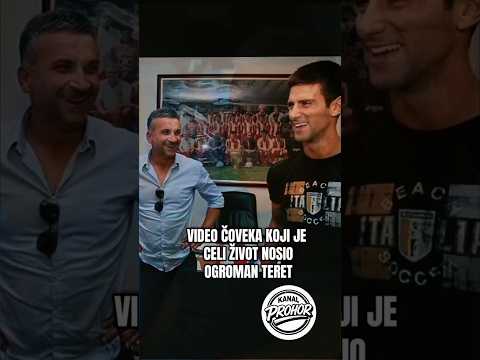 NOVAK DJOKOVIĆ NOSIO OGROMAN TERET #novakdjokovic #balkan #srbija #shorts