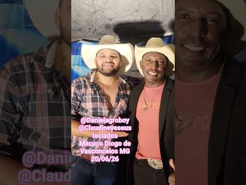 Bastidores: Macuco Diogo de Vasconcelos com Claudiney e seus Teclados. A Pancada bruta do forró.