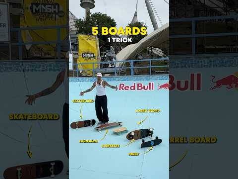 🛹 5 Different Boards - 1 Trick With TJ Rogers
