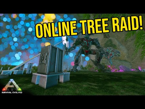 Online Fobbing Valguero Tree! They Gave Up?! | Official Small Tribes | ARK: Survival Evolved Ep 21