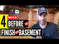 4 Things to do Before you Finish your Basement