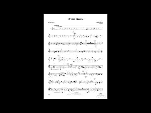 El Taco Picante (Alto Horn part) by Robert Sheldon