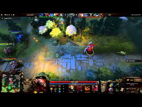 DOTA 2 - NiP.Jonassomfan taunts Alliance (TI5 Qualifier)