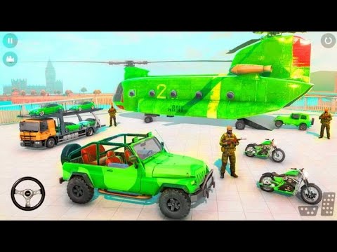 Army Vehicle Transporter || Helicopter Simulator - Android Gameplay