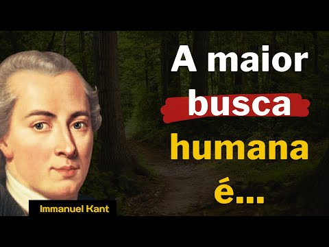 Vídeo: Frase Kant: perguntas e respostas sobre filosofia