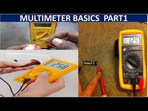 How to use a Multimeter for beginners: Part 1 - Voltage measurement / Multimeter tutorial
