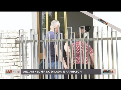 Anziani nel mirino di ladri e rapinatori - Ore 14 del 11/01/2023